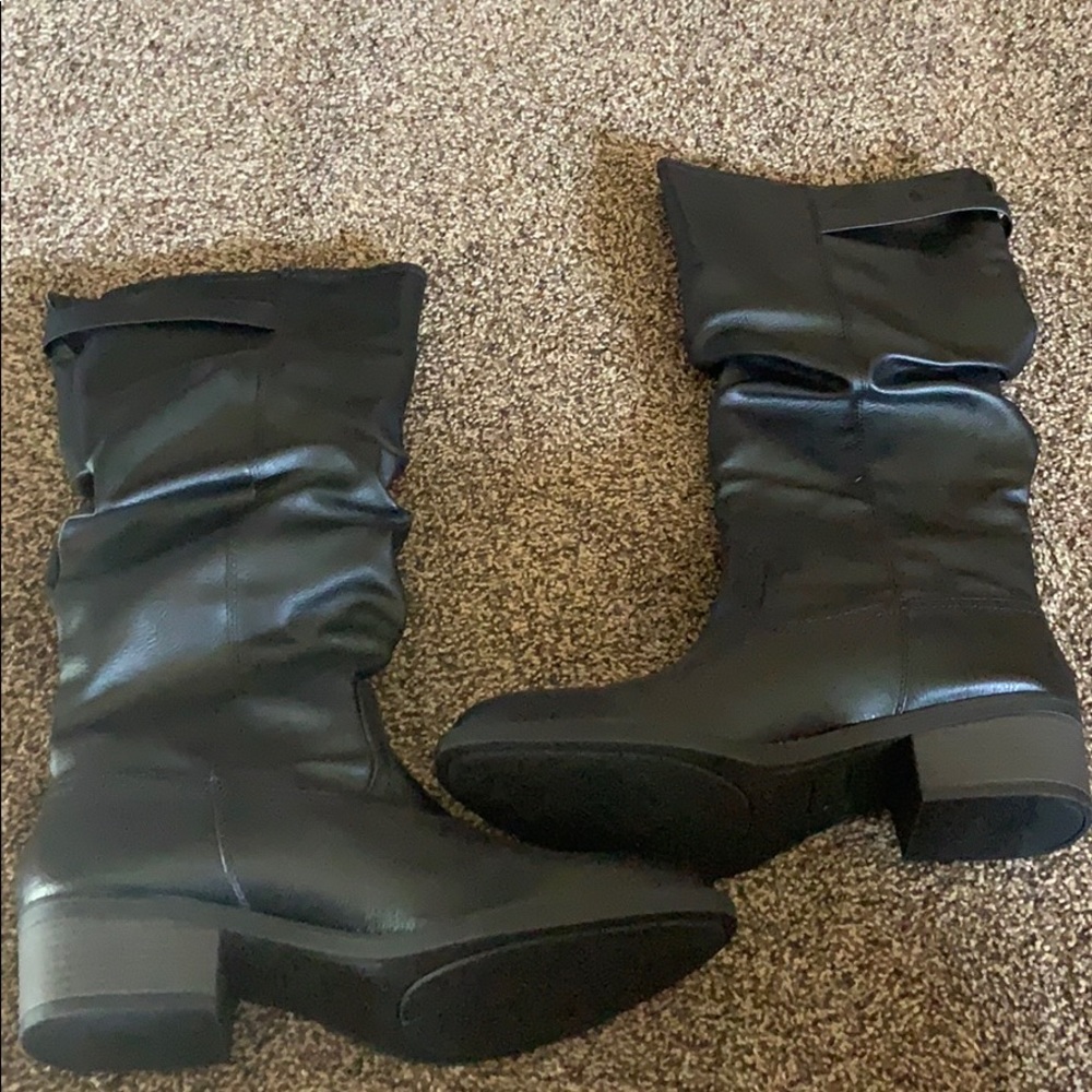 black boots